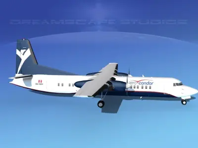 Fokker F-60 Aero Condor 3D model