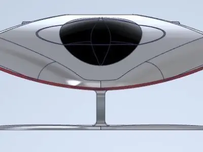 Ferrari spaceship 3D print model