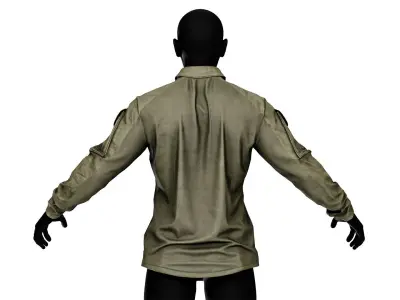 CRYE PRECISION G4 HOT WEATHER COMBAT SHIRT Low-poly 3D model