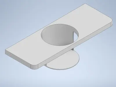 mini shelf with can holder Free 3D print model