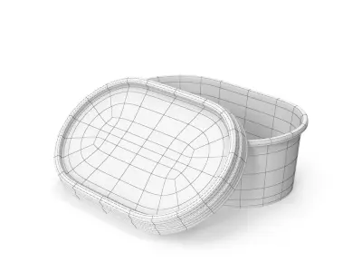 18 Food Containers Boxes Packages Collection 3D model
