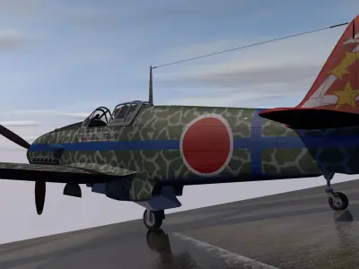 Kawasaki Ki-61 Hien - aka Tony 3D model