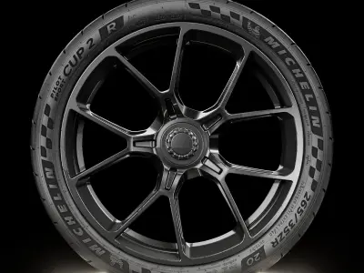 Michelin Pilot Sport CUP 2 R 265 35 ZR20 99Y 3D model