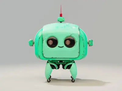 Cute Robot(1) 3D model