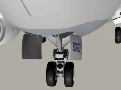 Boeing 737-700 Continental Airlines 3D model
