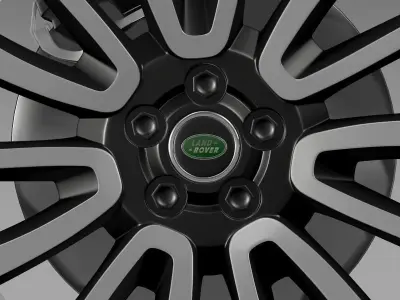 RangeRover V8 wheel 3D model