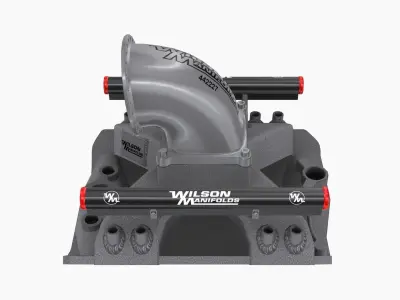Wilson ProFiler intake manifold Low-poly 3D model