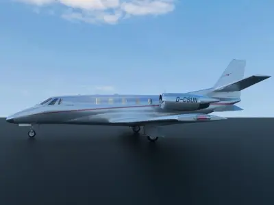 Cessna Citation XLS 3D model