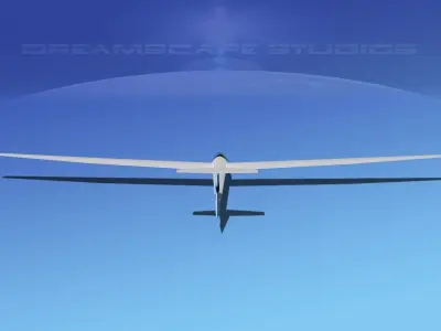 Glaser Dirks DG-200 15-metre Sailplane V01 3D model
