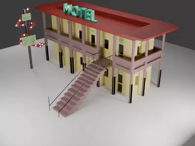 lop poly model Free 3D model