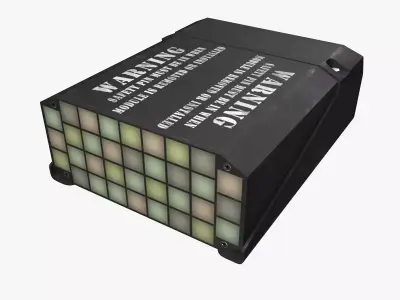  Aircraft M130 Flares Dispenser Low-poly 3D model