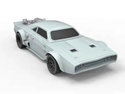 Ice Charger from the movie Fast 8 Scale 1 to 24 3D print model