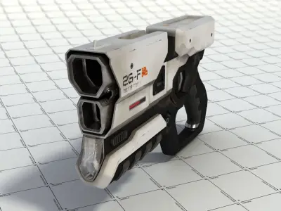 Sci-Fi Blaster 3D model