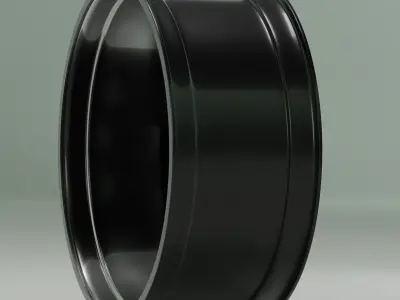 5 Spoke Car Rim 3D model