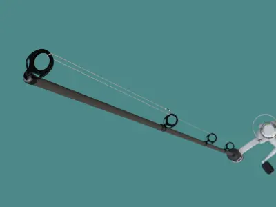 Fishing rod 3D model