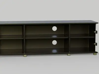 TV Stand-01  Free low-poly 3D model