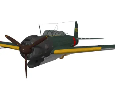 Nakajima B6N2 Tenzan Type12 Kou 3D model