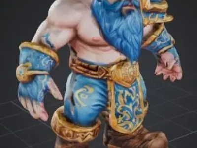 world of warcraft character  3D model