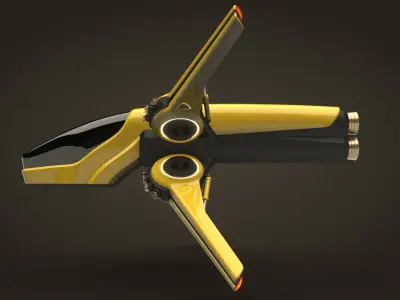 Spaceship Rigil Kentaurus 3D model