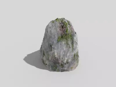 Detailed Rock 3D model
