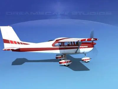 Cessna 175 Skylark V11 3D model