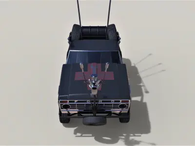 Tyre Medic from movie Mad Max Fury road 3D model