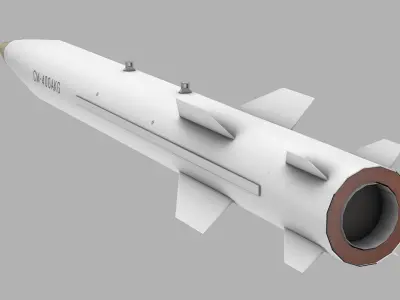 CM-400AKG ANTI-SHIP MISSILE Low-poly 3D model