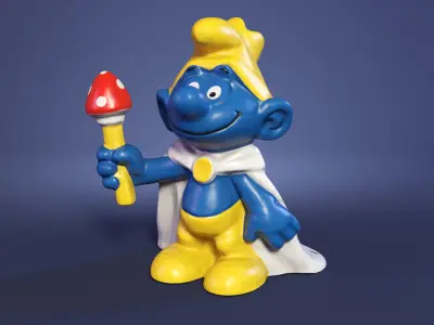 Smurf King 3D model