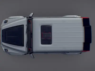 Mercedes BRABUS G900 Rocket Edition Low-poly 3D model