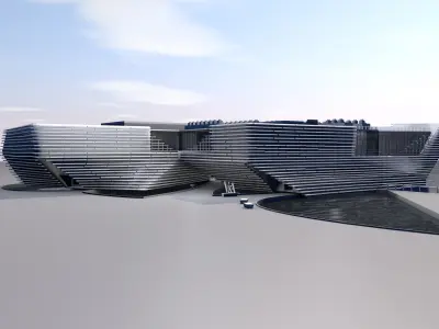 V AND A MUSEUM DUNDEE 3D model