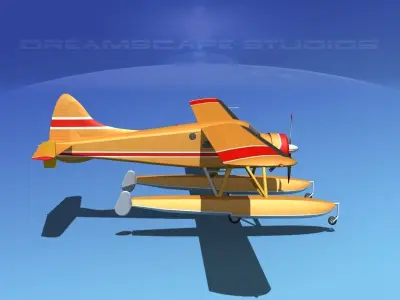 Dehavilland DHC-2 Beaver V14 3D model