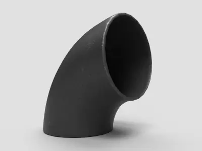 Elbow Pipe Short Radius 12 inches 3D model