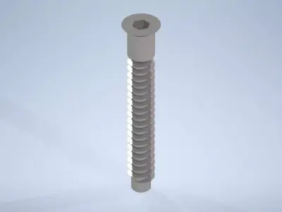 IKEA Wood Screws 100214 3D model