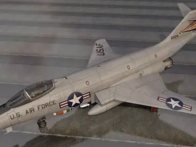 McDonnell F-101C Voodoo 3D model