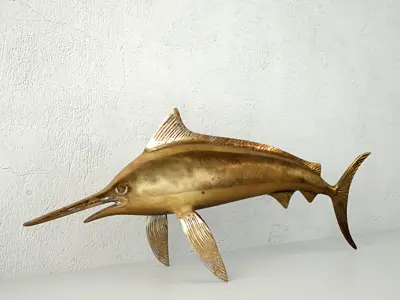 Brass Marlin 3D model
