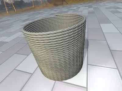 Power Cable 3 - Object 070 Low-poly 3D model