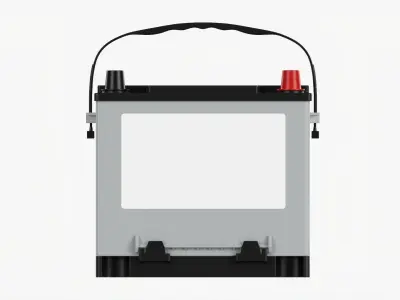 Car battery 01 3D model