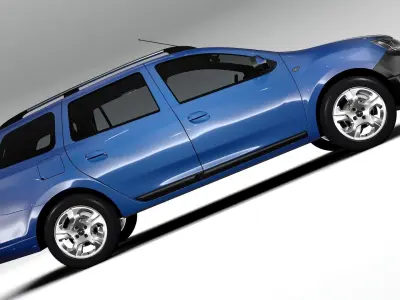 Lada Largus 2016 3D model