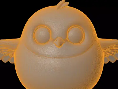 Porg Creature 3D Print Model 3D print model