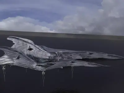 Hybrid base ships bases 3D model