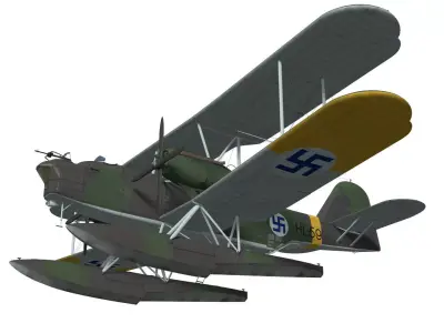 Heinkel He59B 3D model