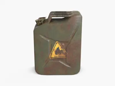 Jerrycan Asset 03 Low-poly 3D model