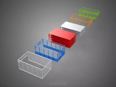ALL TYPE UTILITY CAGE TRAY SUV UTE PICKUP TRUCK CAR LORRY VAN 3D model