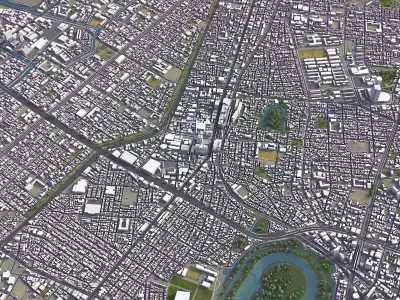 Sakai Low-poly 3D model