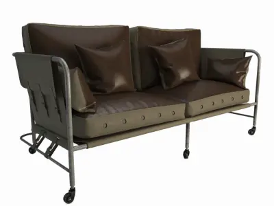 Darwin Military Sofa Segarra 3D 3D model