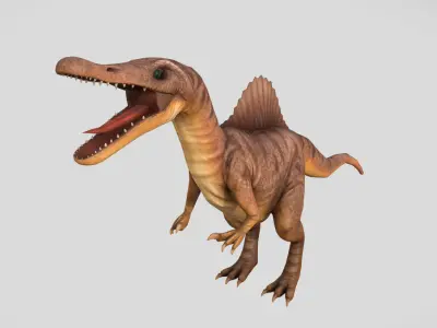 Rigged Spinosaurus Character 3D model