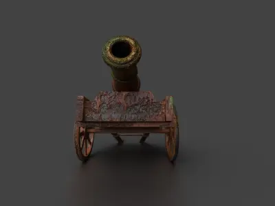Long Range Canon V1 3D model