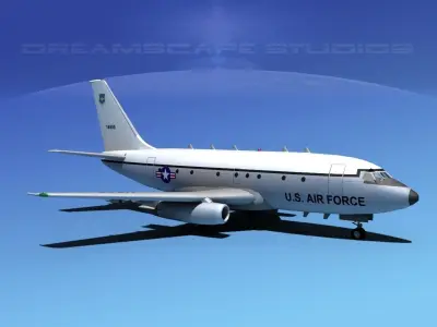 Boeing T-43 V03 USAF 3D model