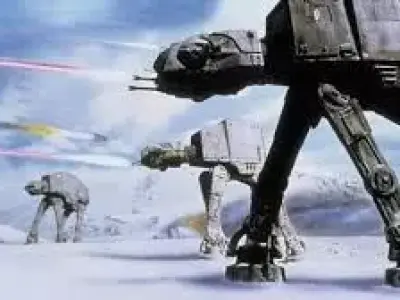 at-at star wars at - at in snow 3D model