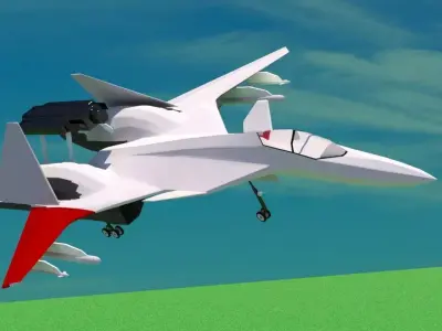 ADFX-01 Morgan Jet 3D model